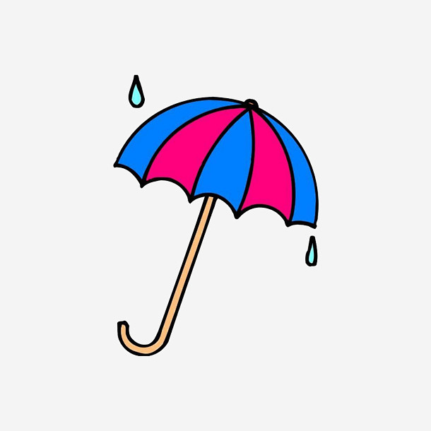 手绘雨伞高清素材的创意应用与风格解析